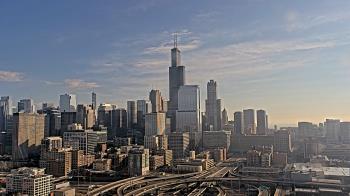 Weather camera view of UIC - University of Illinois Chicago.