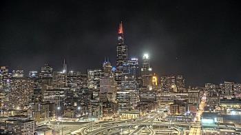 Weather camera view of UIC - University of Illinois Chicago.