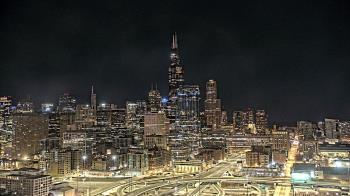 Weather camera view of UIC - University of Illinois Chicago.