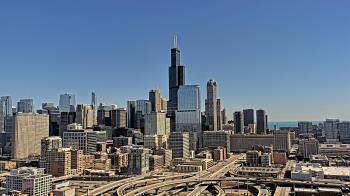 Weather camera view of UIC - University of Illinois Chicago.