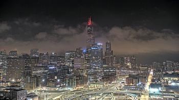 Weather camera view of UIC - University of Illinois Chicago.
