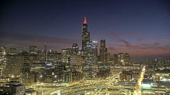 Weather camera view of UIC - University of Illinois Chicago.