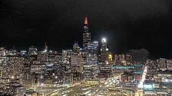 Weather camera view of UIC - University of Illinois Chicago.