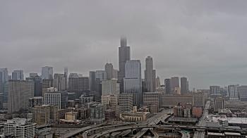 Weather camera view of UIC - University of Illinois Chicago.