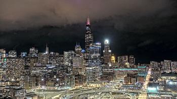 Weather camera view of UIC - University of Illinois Chicago.