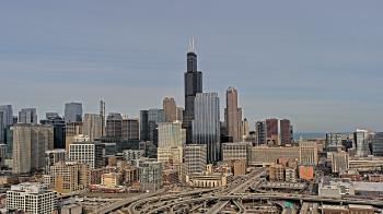 Weather camera view of UIC - University of Illinois Chicago.