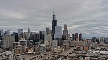 Weather camera view of UIC - University of Illinois Chicago.