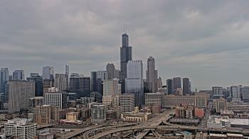 Weather camera view of UIC - University of Illinois Chicago.