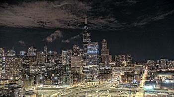 Weather camera view of UIC - University of Illinois Chicago.