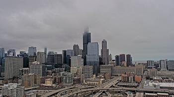 Weather camera view of UIC - University of Illinois Chicago.