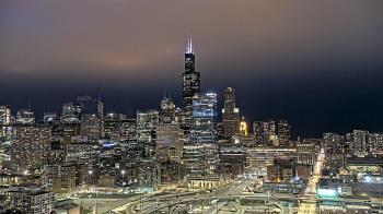 Weather camera view of UIC - University of Illinois Chicago.