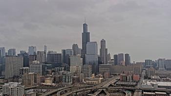 Weather camera view of UIC - University of Illinois Chicago.