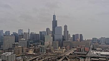 Weather camera view of UIC - University of Illinois Chicago.