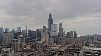 Weather camera view of UIC - University of Illinois Chicago.