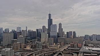 Weather camera view of UIC - University of Illinois Chicago.