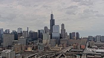 Weather camera view of UIC - University of Illinois Chicago.