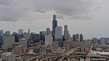 Weather camera view of UIC - University of Illinois Chicago.