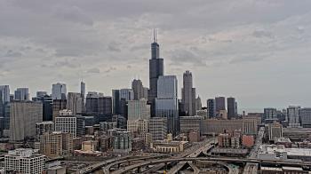 Weather camera view of UIC - University of Illinois Chicago.