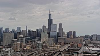 Weather camera view of UIC - University of Illinois Chicago.
