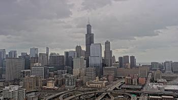 Weather camera view of UIC - University of Illinois Chicago.