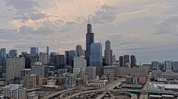 Weather camera view of UIC - University of Illinois Chicago.