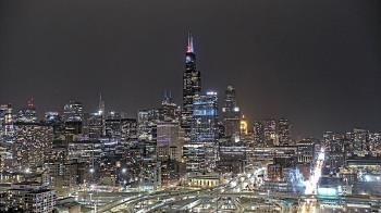 Weather camera view of UIC - University of Illinois Chicago.