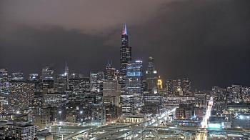 Weather camera view of UIC - University of Illinois Chicago.