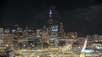 Weather camera view of UIC - University of Illinois Chicago.