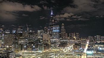 Weather camera view of UIC - University of Illinois Chicago.