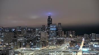 Weather camera view of UIC - University of Illinois Chicago.