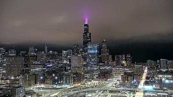 Weather camera view of UIC - University of Illinois Chicago.