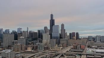 Weather camera view of UIC - University of Illinois Chicago.