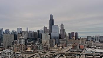Weather camera view of UIC - University of Illinois Chicago.