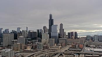 Weather camera view of UIC - University of Illinois Chicago.