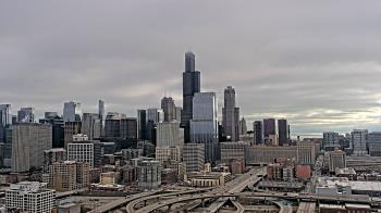 Weather camera view of UIC - University of Illinois Chicago.