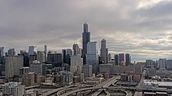 Weather camera view of UIC - University of Illinois Chicago.