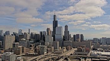 Weather camera view of UIC - University of Illinois Chicago.