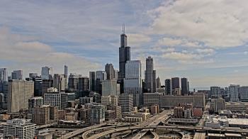 Weather camera view of UIC - University of Illinois Chicago.