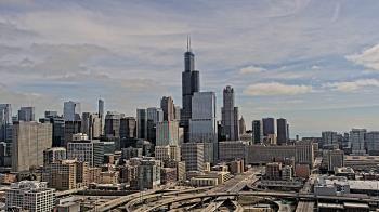 Weather camera view of UIC - University of Illinois Chicago.