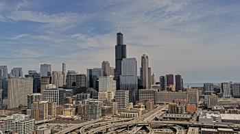 Weather camera view of UIC - University of Illinois Chicago.