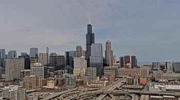 Weather camera view of UIC - University of Illinois Chicago.