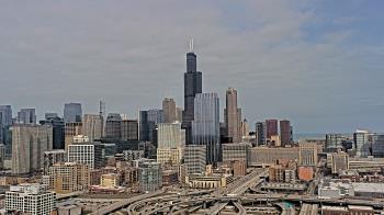 Weather camera view of UIC - University of Illinois Chicago.