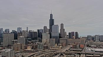 Weather camera view of UIC - University of Illinois Chicago.
