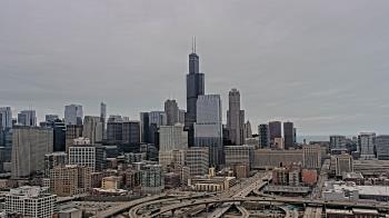 Weather camera view of UIC - University of Illinois Chicago.