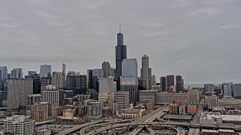 Weather camera view of UIC - University of Illinois Chicago.