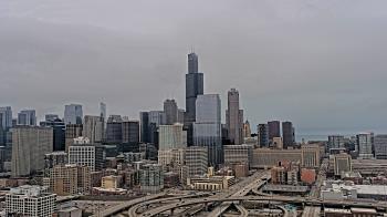 Weather camera view of UIC - University of Illinois Chicago.