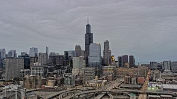 Weather camera view of UIC - University of Illinois Chicago.
