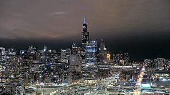 Weather camera view of UIC - University of Illinois Chicago.