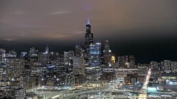 Weather camera view of UIC - University of Illinois Chicago.