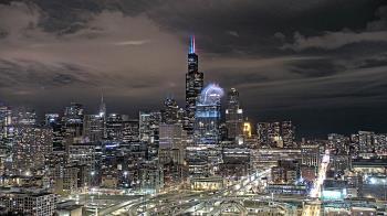 Weather camera view of UIC - University of Illinois Chicago.